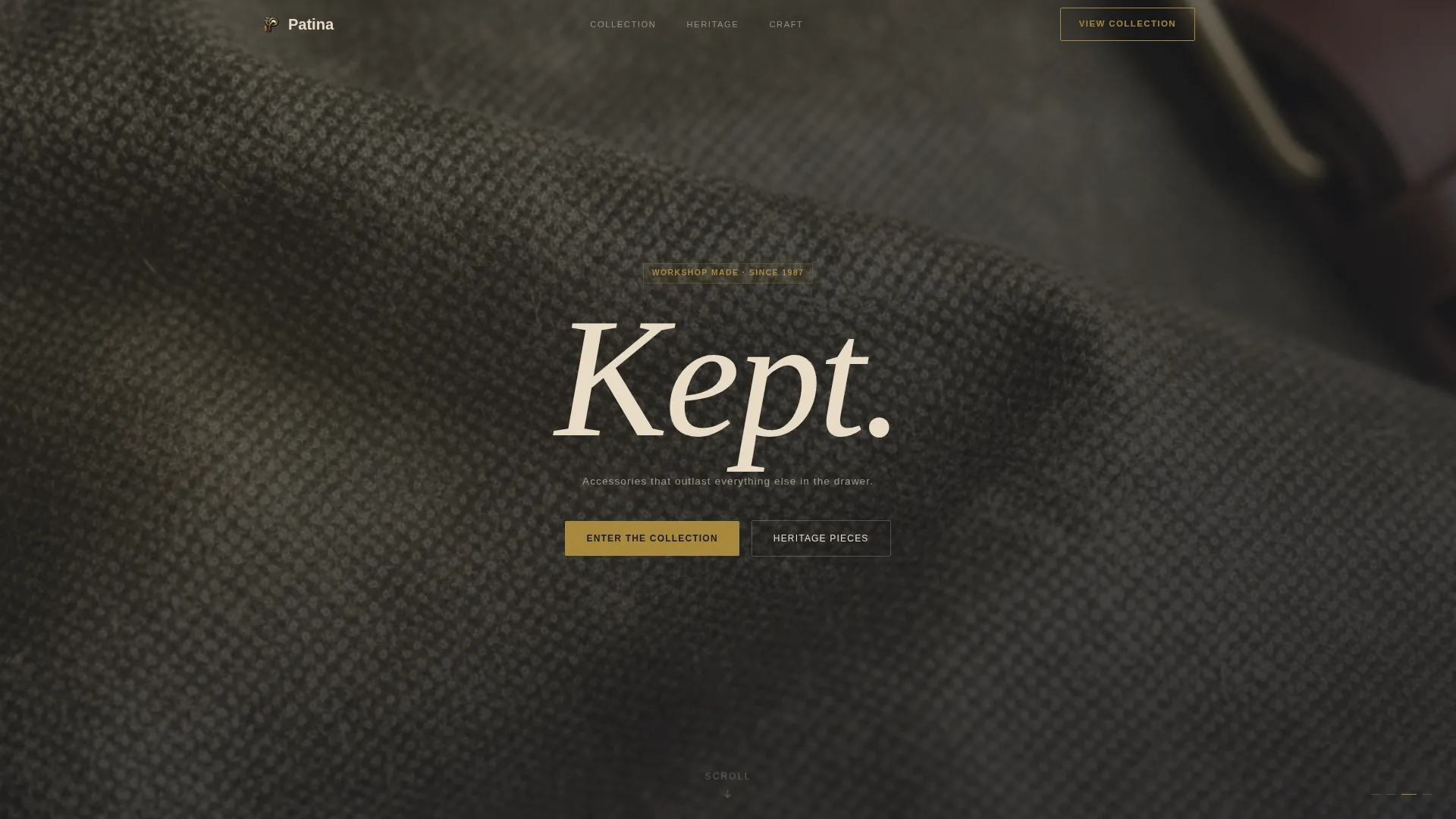 Retro Fashion Professional Website Template