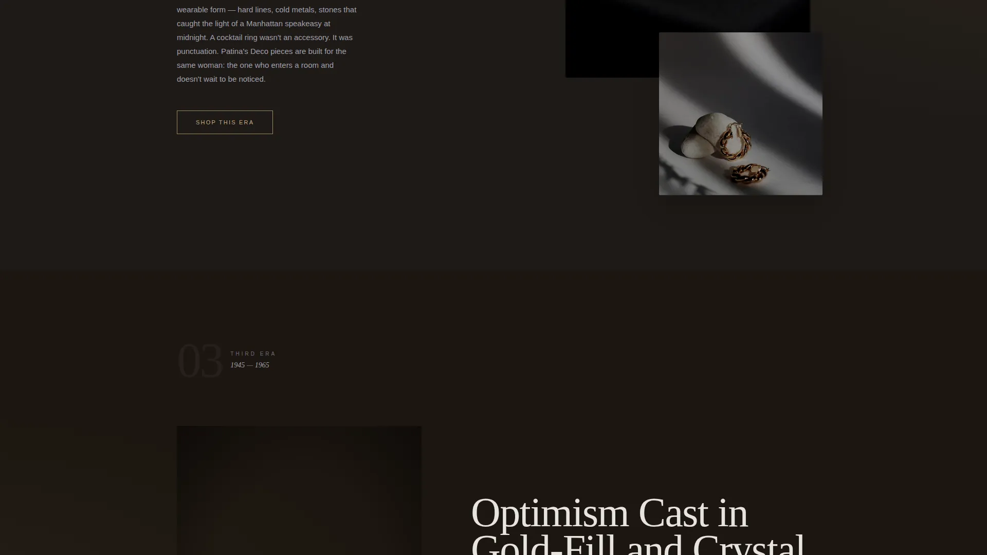 Timeless Retro Jewelry Landing Page Template