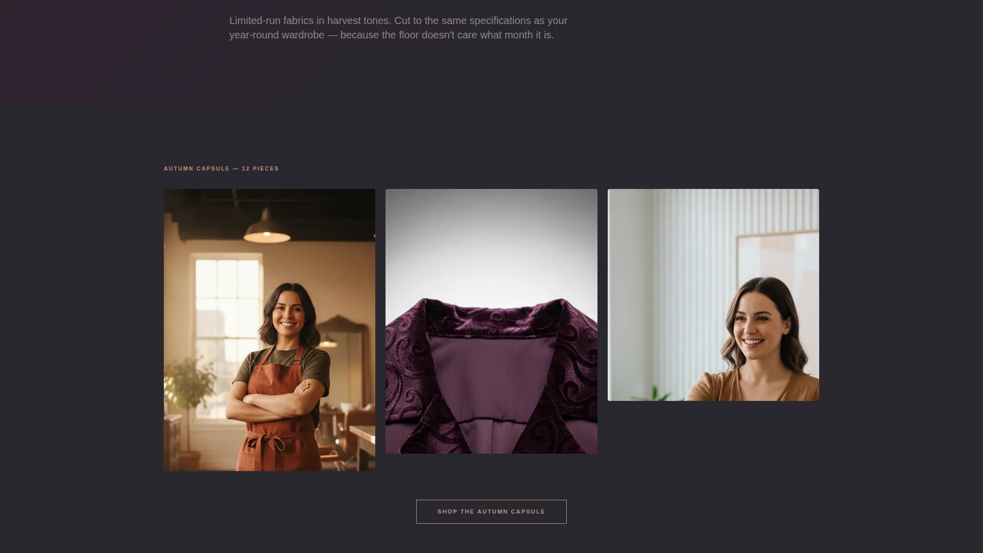 Workwear & Uniform Professional Website Template