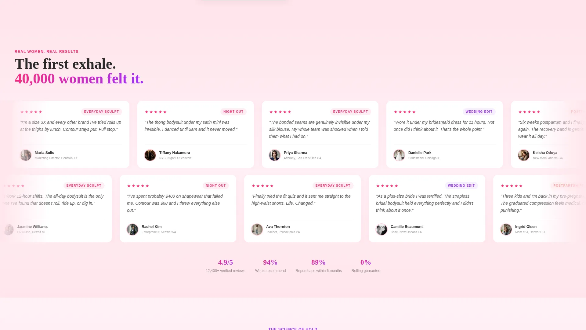 Lingerie & Intimate Wear Professional Website Template