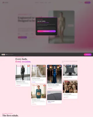 Lingerie & Intimate Wear Professional Website Template