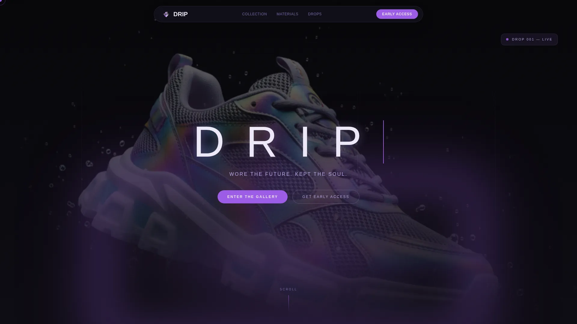 Footwear Brand Professional Website Template