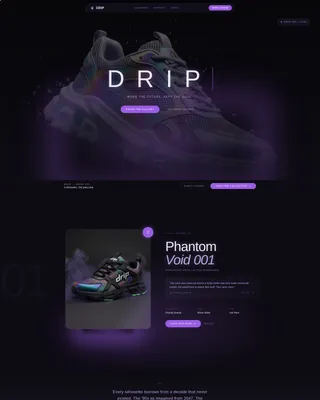 Footwear Brand Professional Website Template