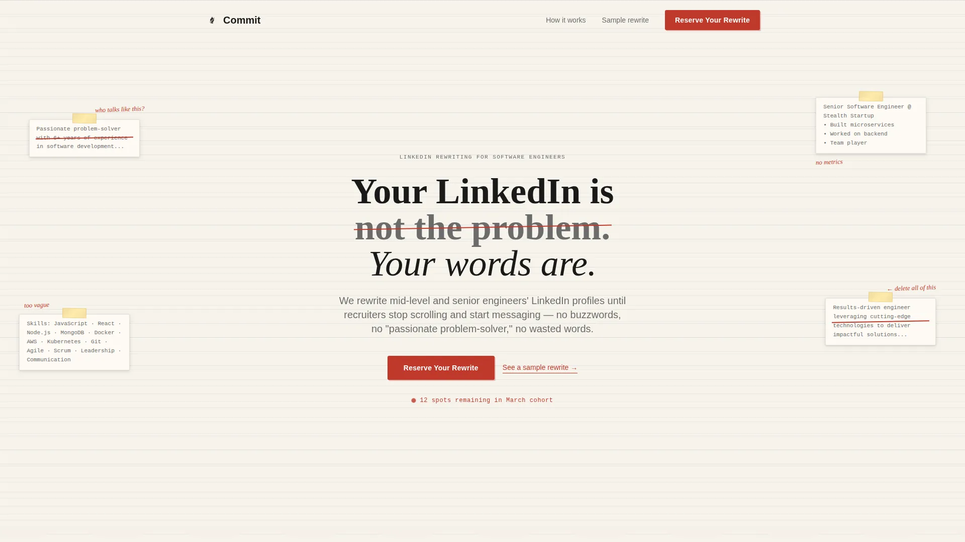 Software Engineer Profile Booking Website Template