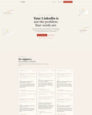 Software Engineer Profile Booking Website Template