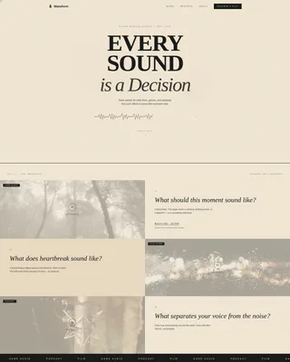 Sound Designer Portfolio Specialist Pre-Launch Website Template