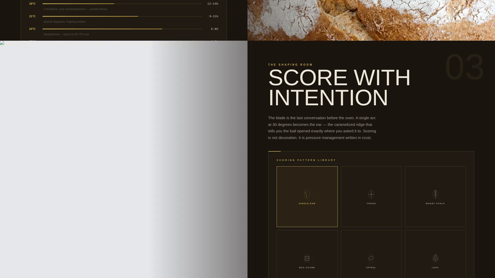 Bold Brutalist Sourdough Baker Landing Page Template