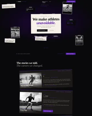 Sports Marketing & Agency Advanced Portfolio Website Template