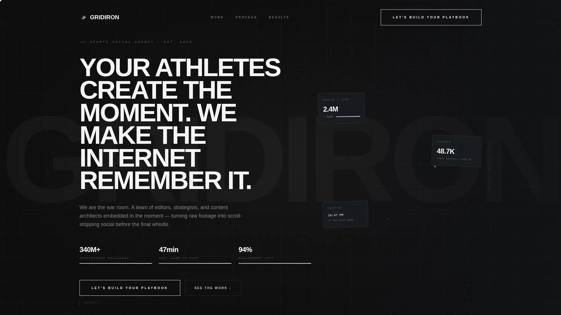 Sports Agency Landing Page Template