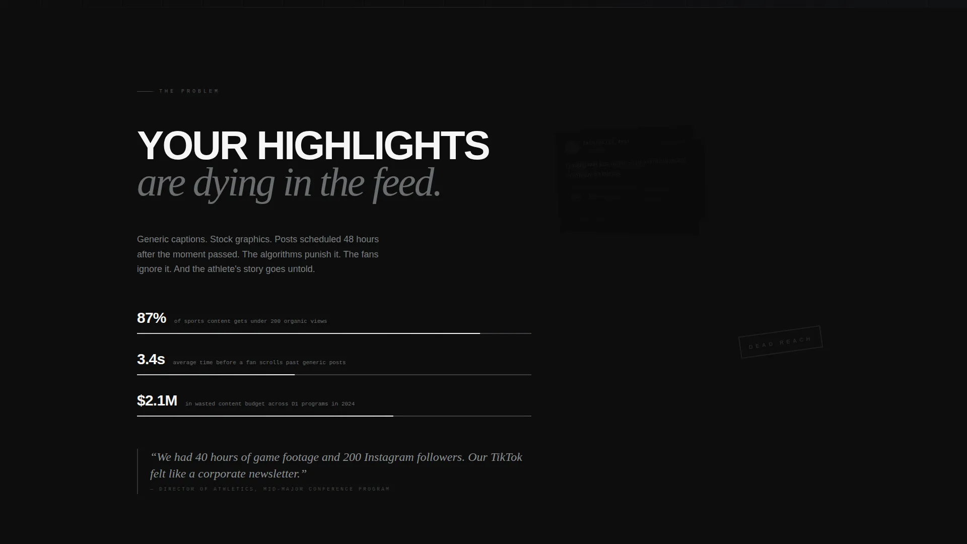 Sports Agency Landing Page Template