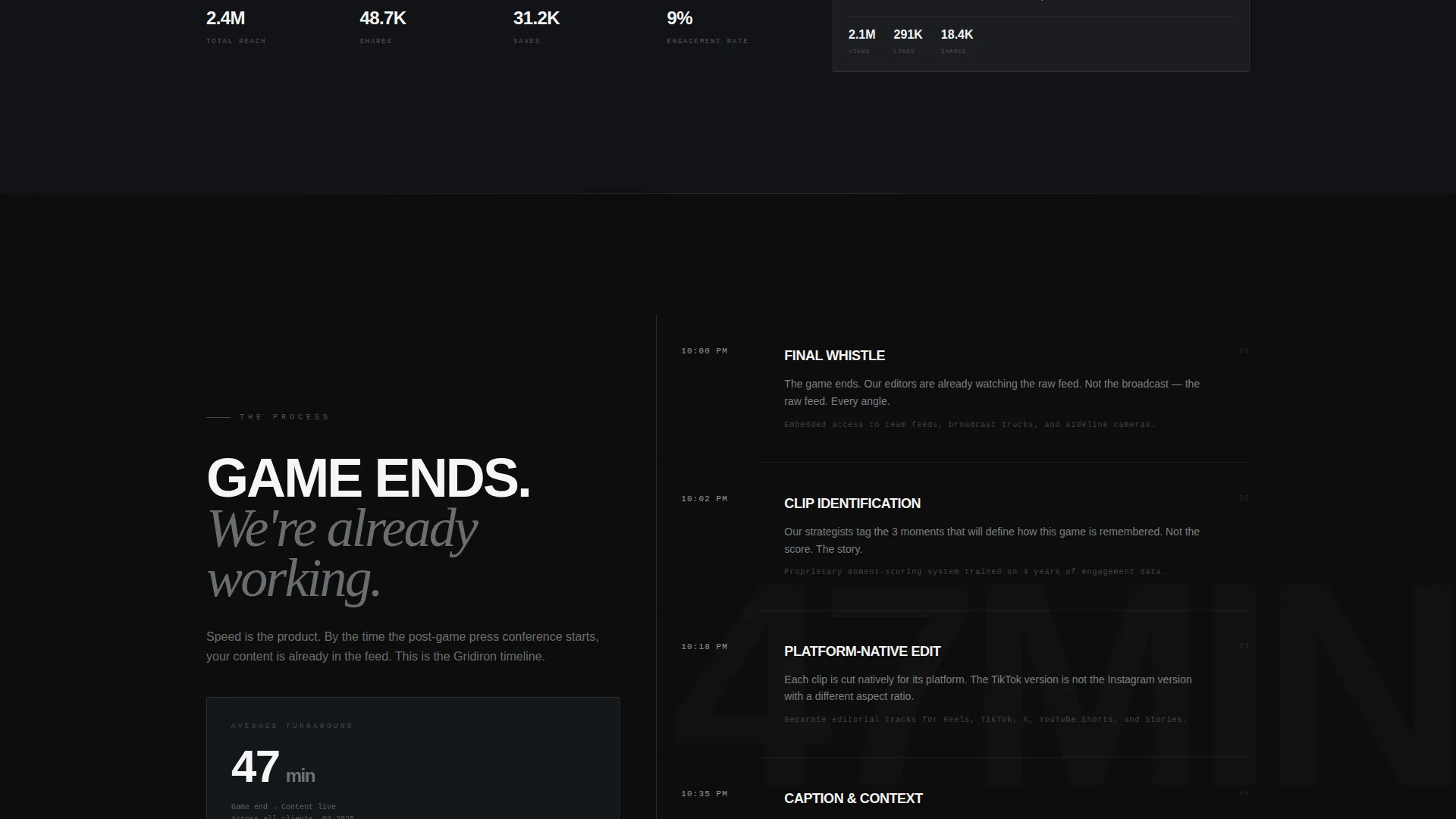 Sports Agency Landing Page Template