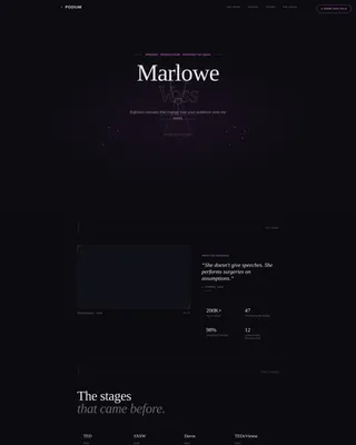 TEDx Speaker Landing Page Template
