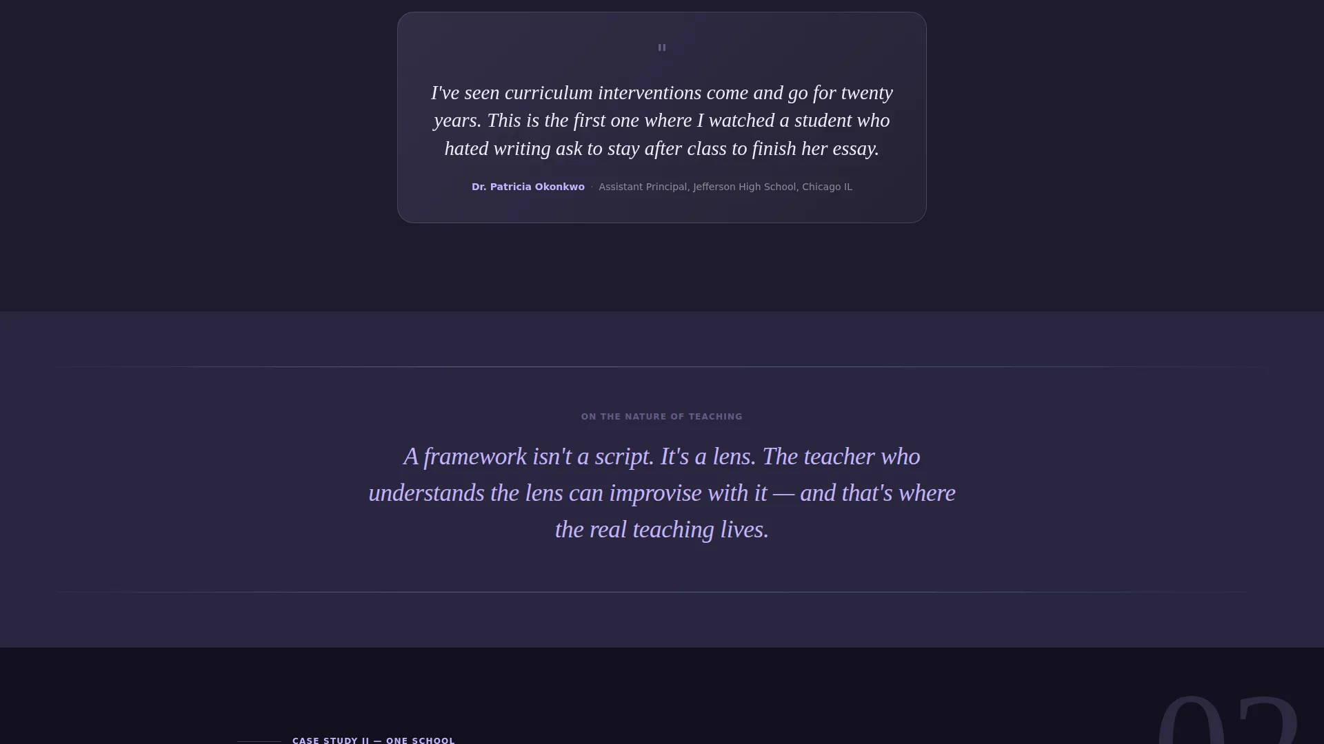 Teacher Personal Brand Landing Page Template
