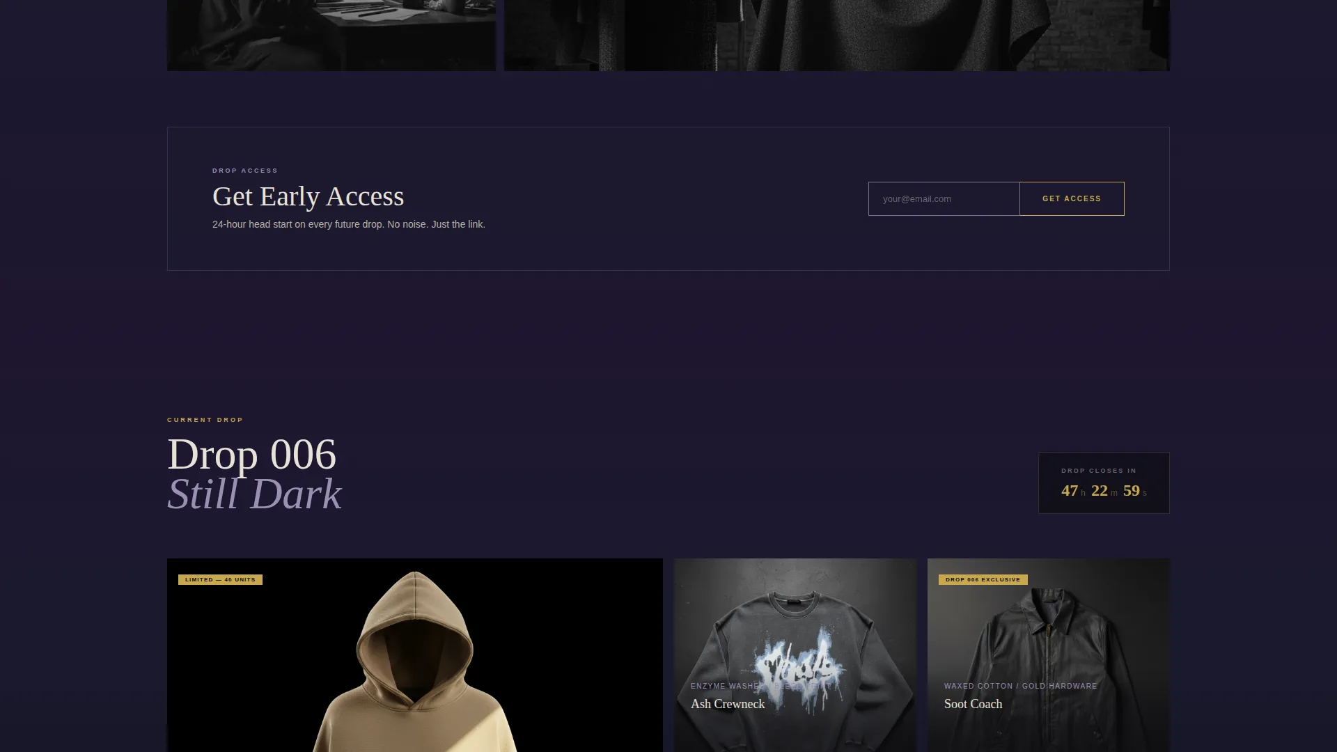 Streetwear & Urban Brand Professional Website Template