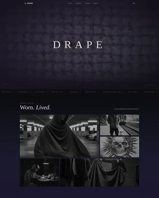 Streetwear & Urban Brand Professional Website Template
