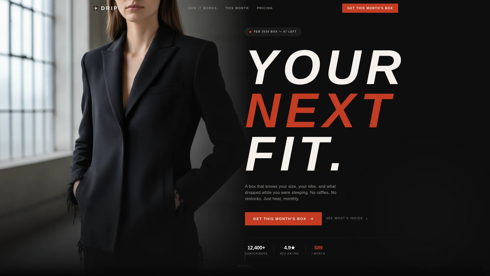 Streetwear Fashion Blog Website Template