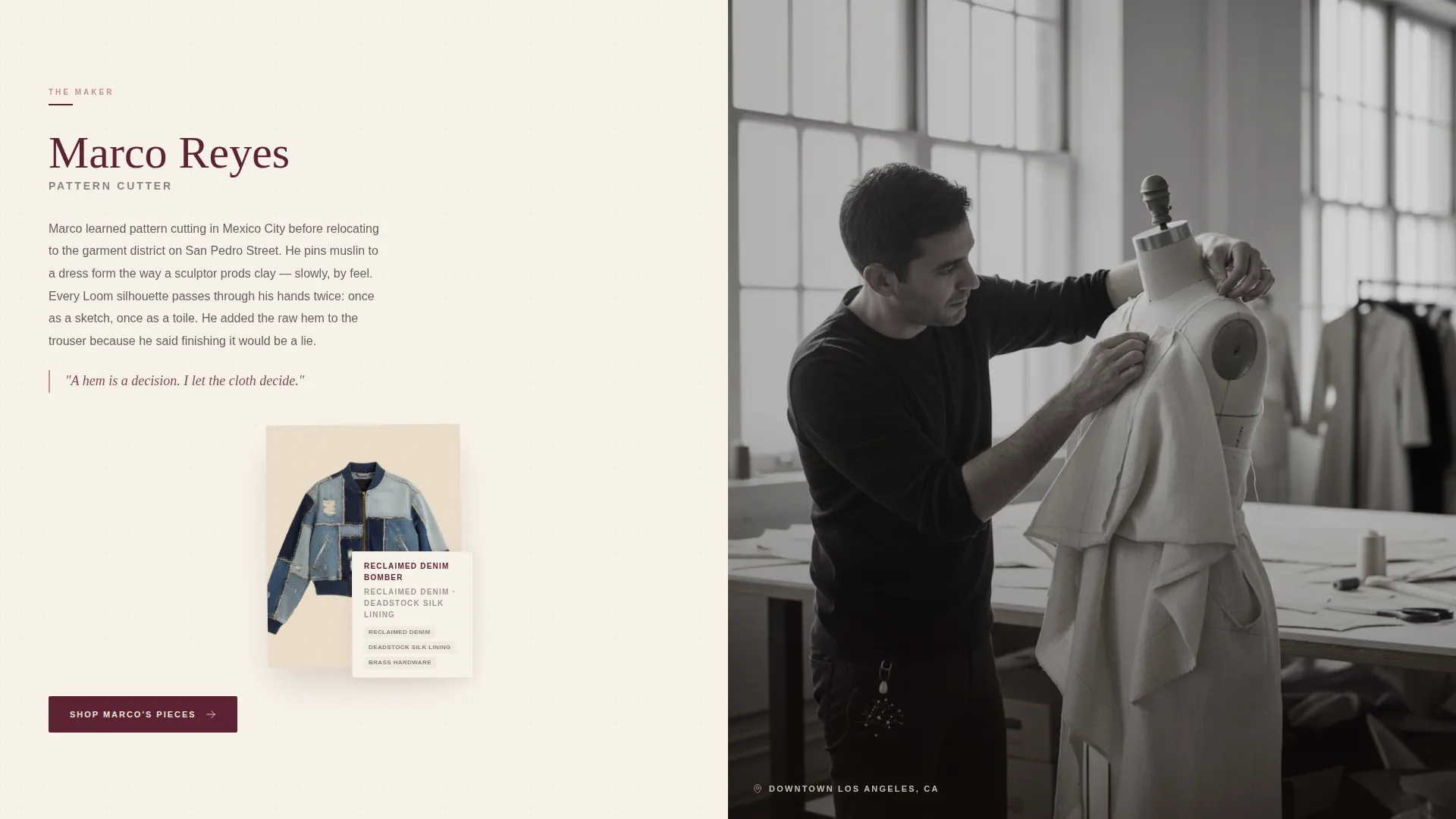 Sustainable & Ethical Fashion Specialist Professional Website Template