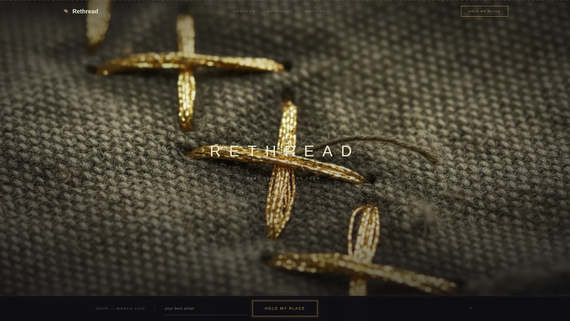 Sustainable & Ethical Fashion Pre-Launch Website Template