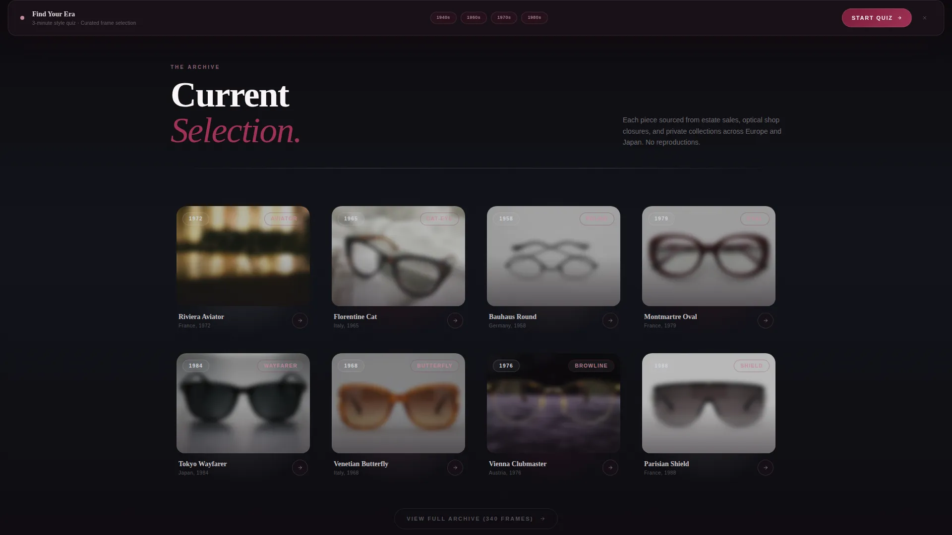 Vintage Fashion Specialist Blog Website Template