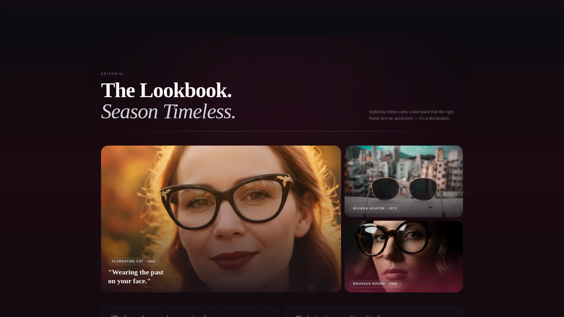 Vintage Fashion Specialist Blog Website Template