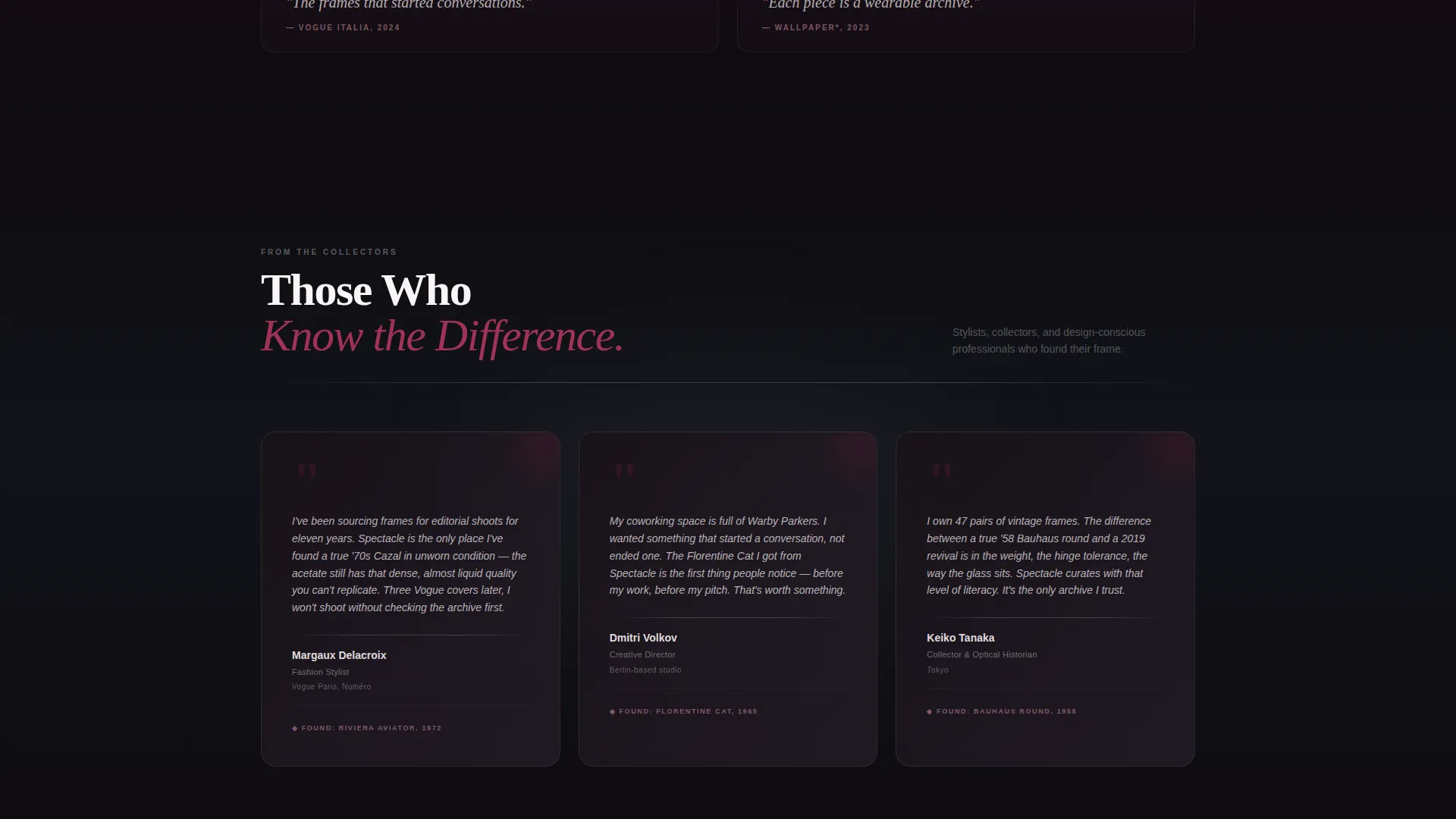 Vintage Fashion Specialist Blog Website Template