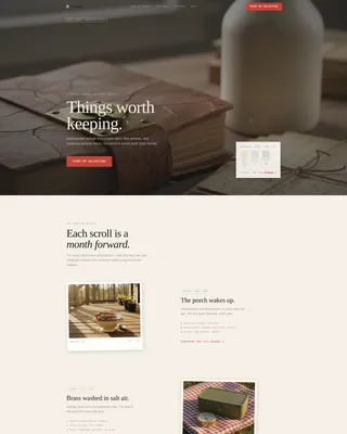 Vintage Fashion Advanced Blog Website Template