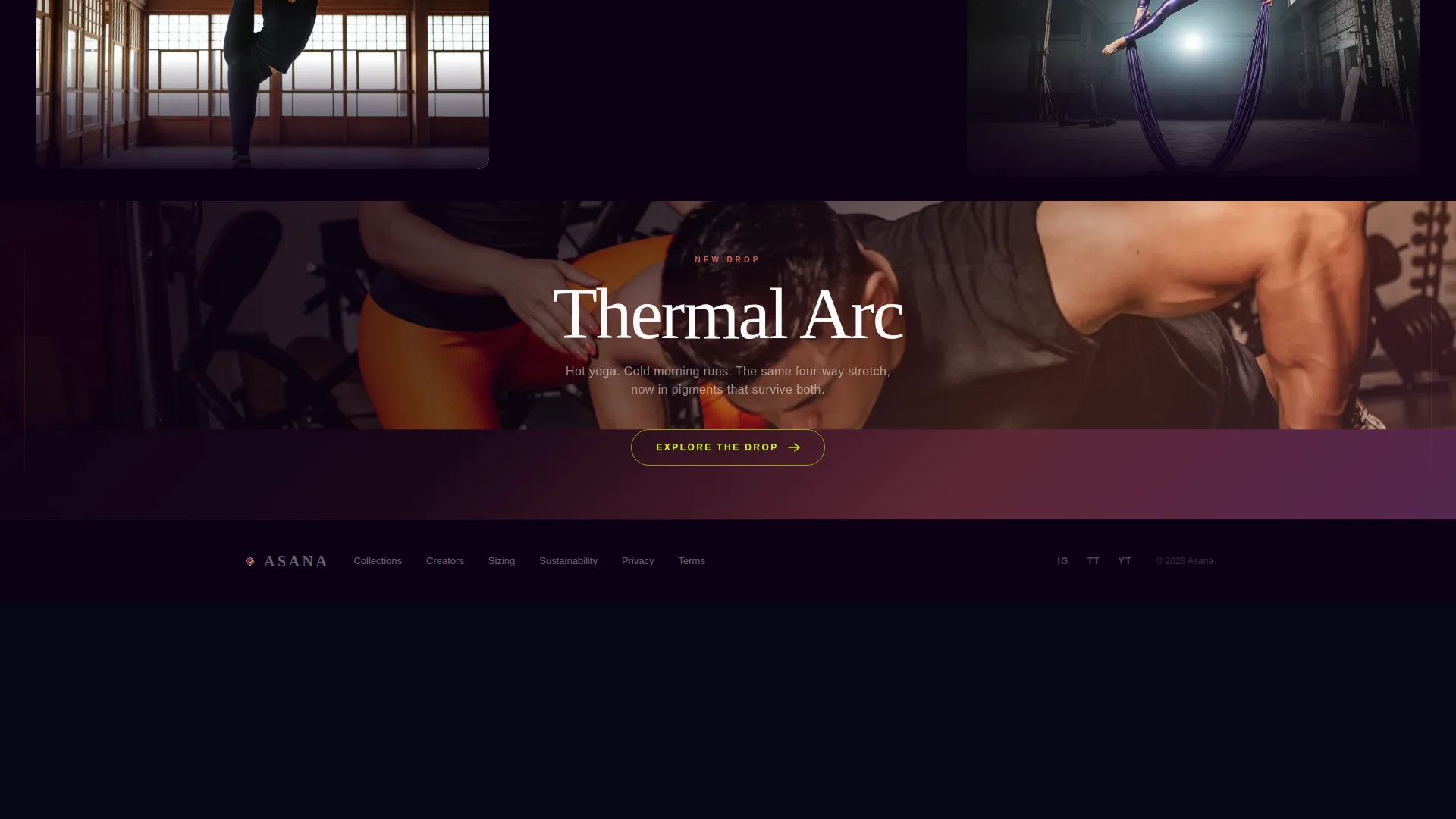 Activewear & Athleisure Brand Professional Website Template
