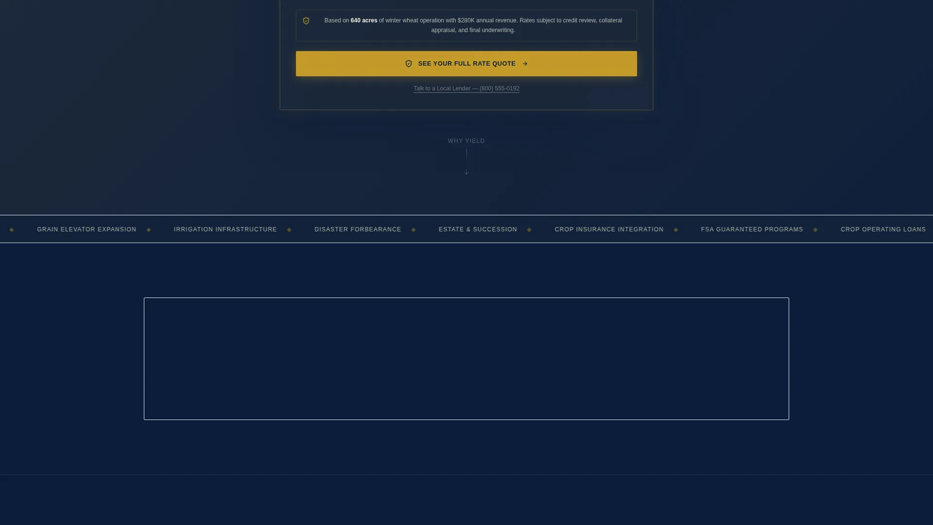 Bank & Financial Institution Cost Calculator Website Template