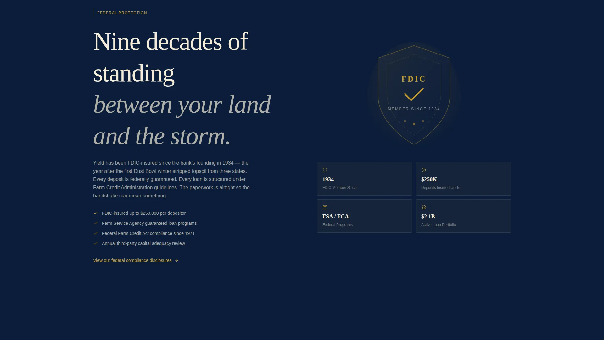 Bank & Financial Institution Cost Calculator Website Template
