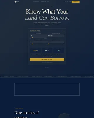 Bank & Financial Institution Cost Calculator Website Template