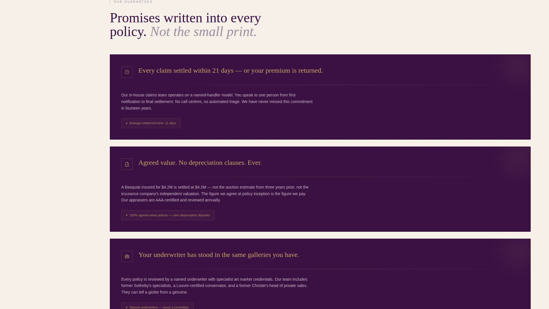 Specialty Insurance Professional Website Template