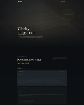 Specialist Writing & Content Portfolio Pre-Launch & Coming Soon Website Template