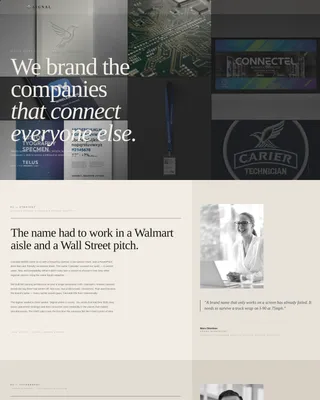 Telecom Branding Agency Landing Page Template