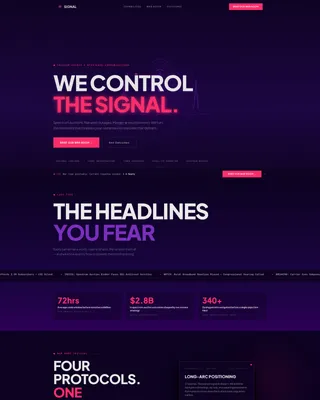 Telecommunications PR Agency Landing Page Template