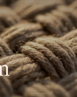 Textile Artist Portfolio Landing Page Template