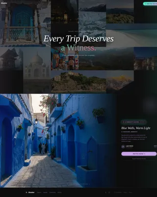 Advanced Side Project & Hobby Showcase Professional Website Template