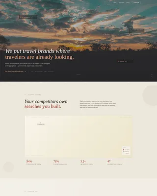 Travel Marketing & Agency Portfolio Website Template
