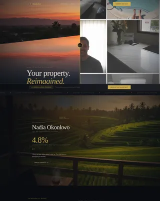 Cinematic Travel Agency Landing Page Template