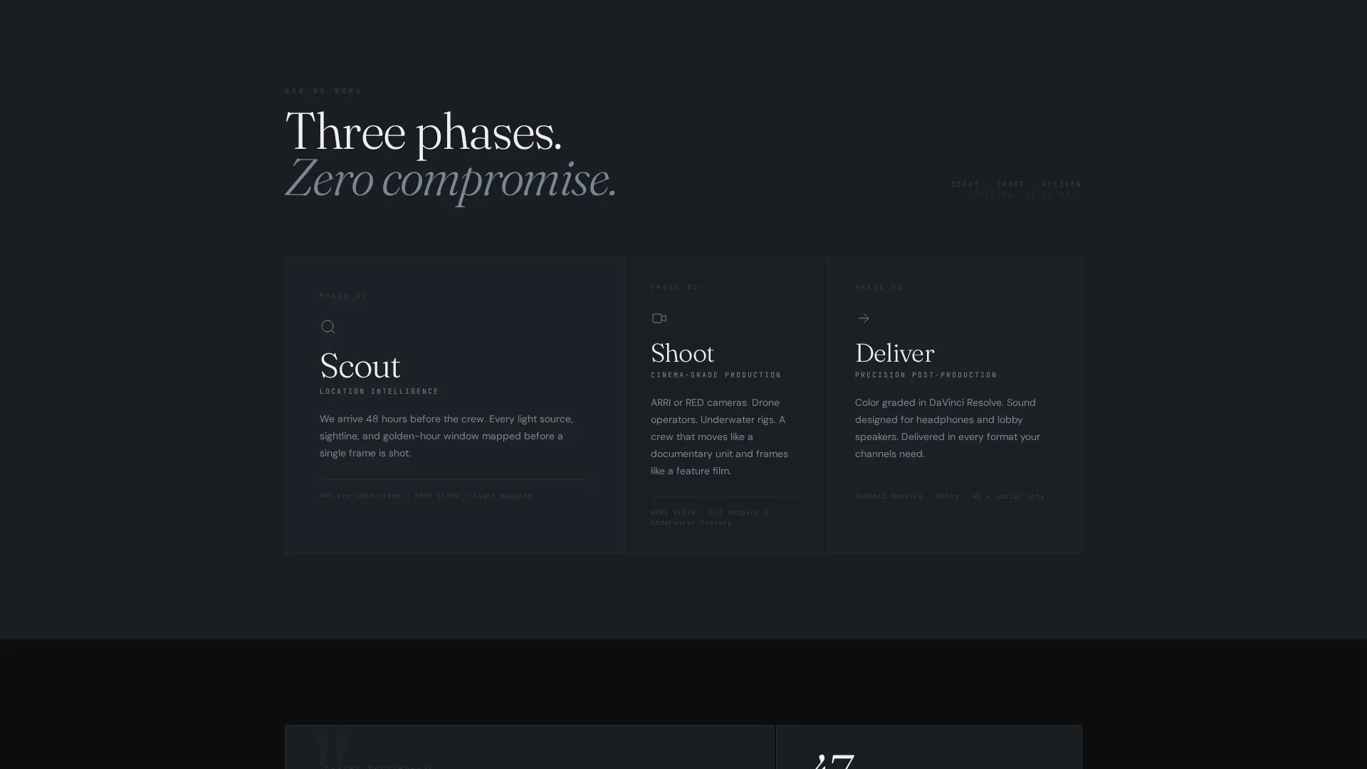 Cinematic Travel Agency Landing Page Template