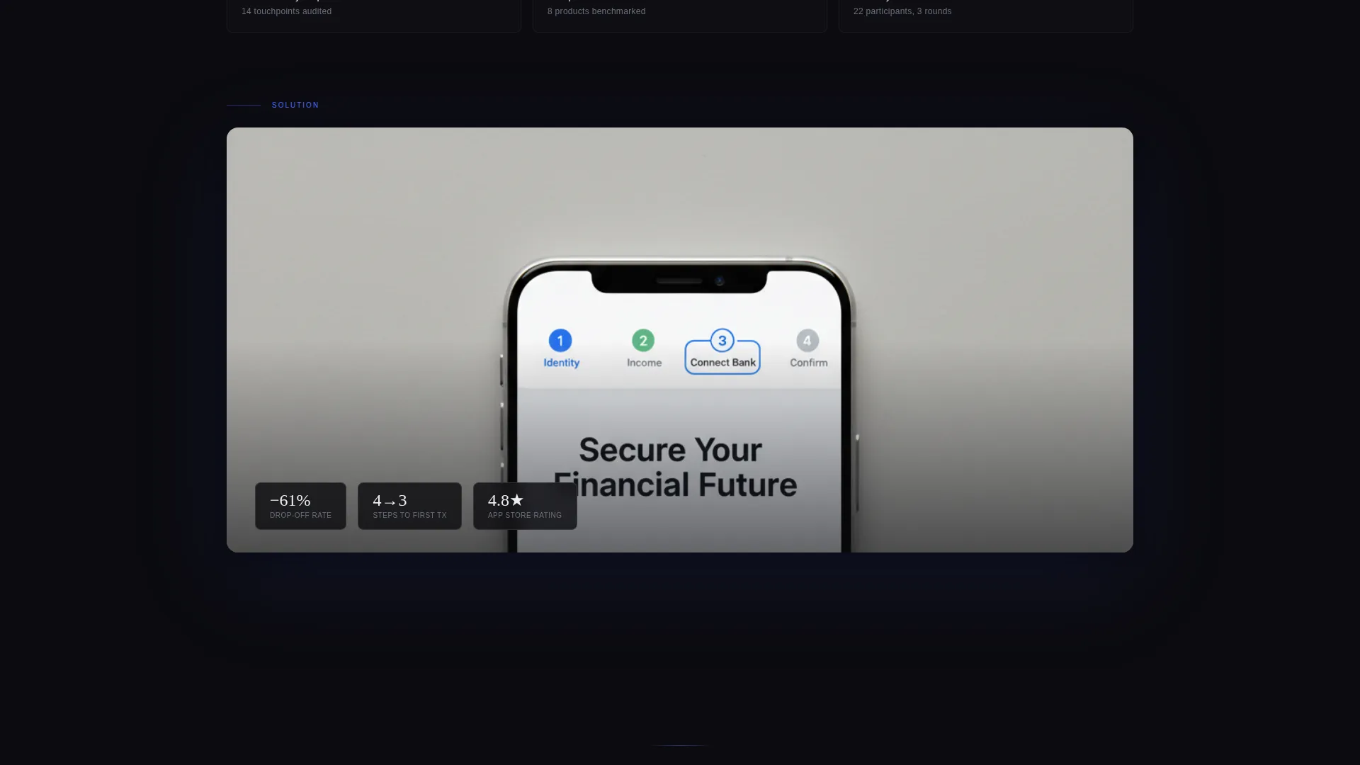 Immersive user interface and user experience Designer Portfolio Landing Page