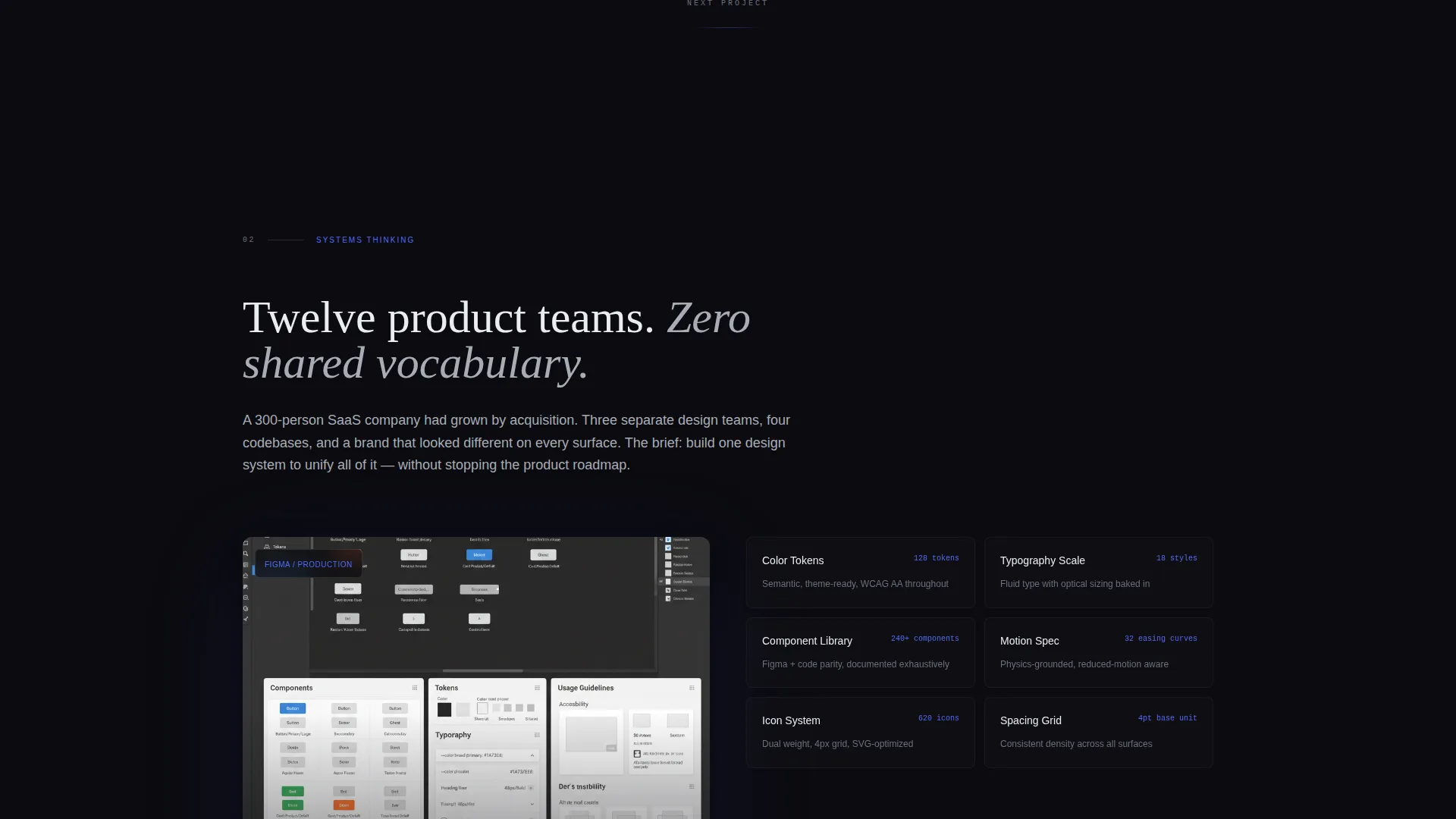 Immersive user interface and user experience Designer Portfolio Landing Page
