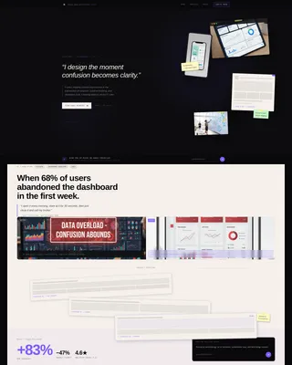 UI/UX Designer Portfolio Portfolio Website Template