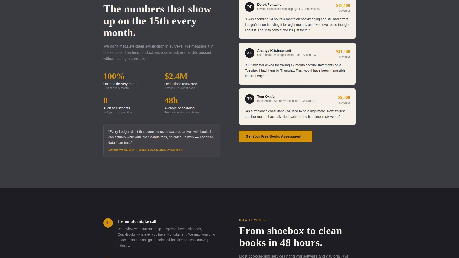 Accounting & Tax Firm Booking Website Template