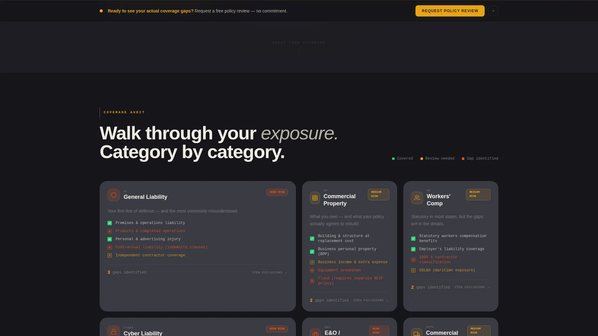 Insurance Company Reviews Website Template