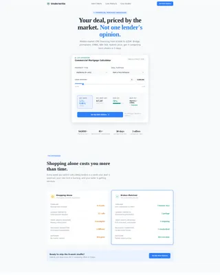 Real Estate Finance Cost Calculator Website Template