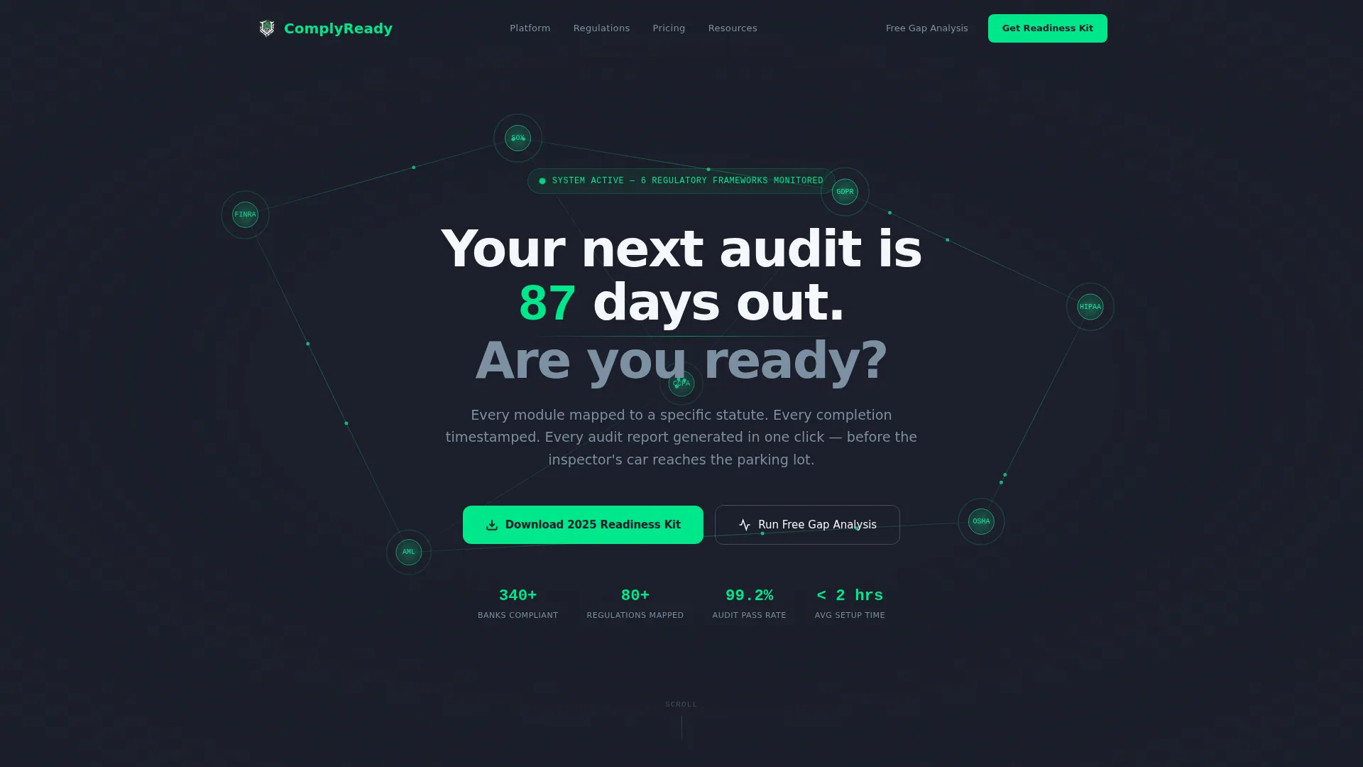 RegTech & Compliance Directory Website Template