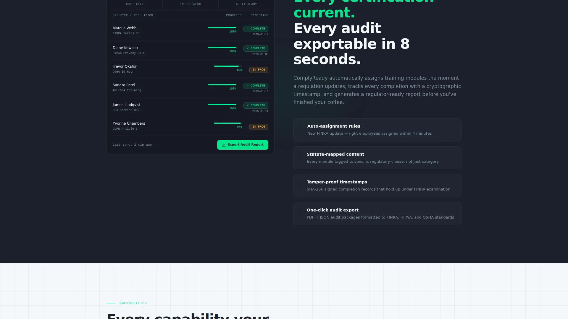RegTech & Compliance Directory Website Template