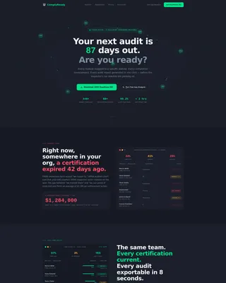 RegTech & Compliance Directory Website Template
