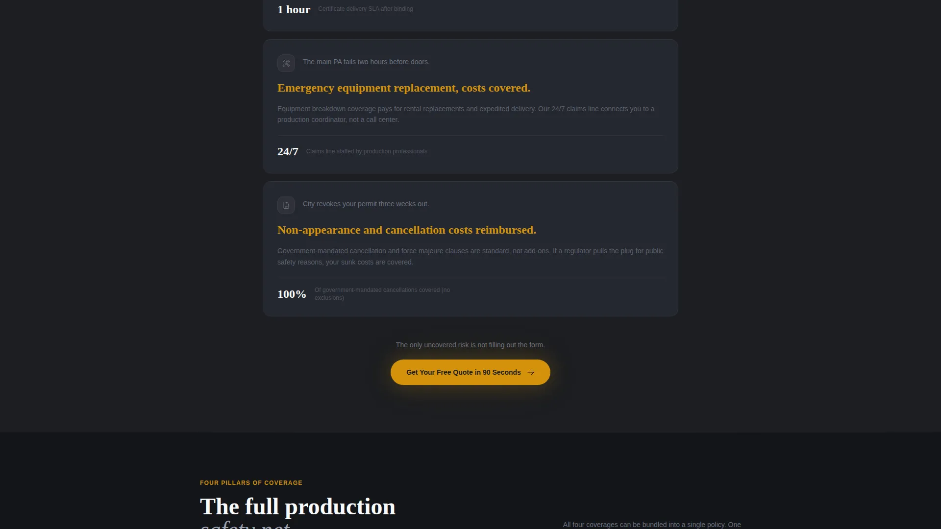 Specialty Insurance Specialist Professional Website Template