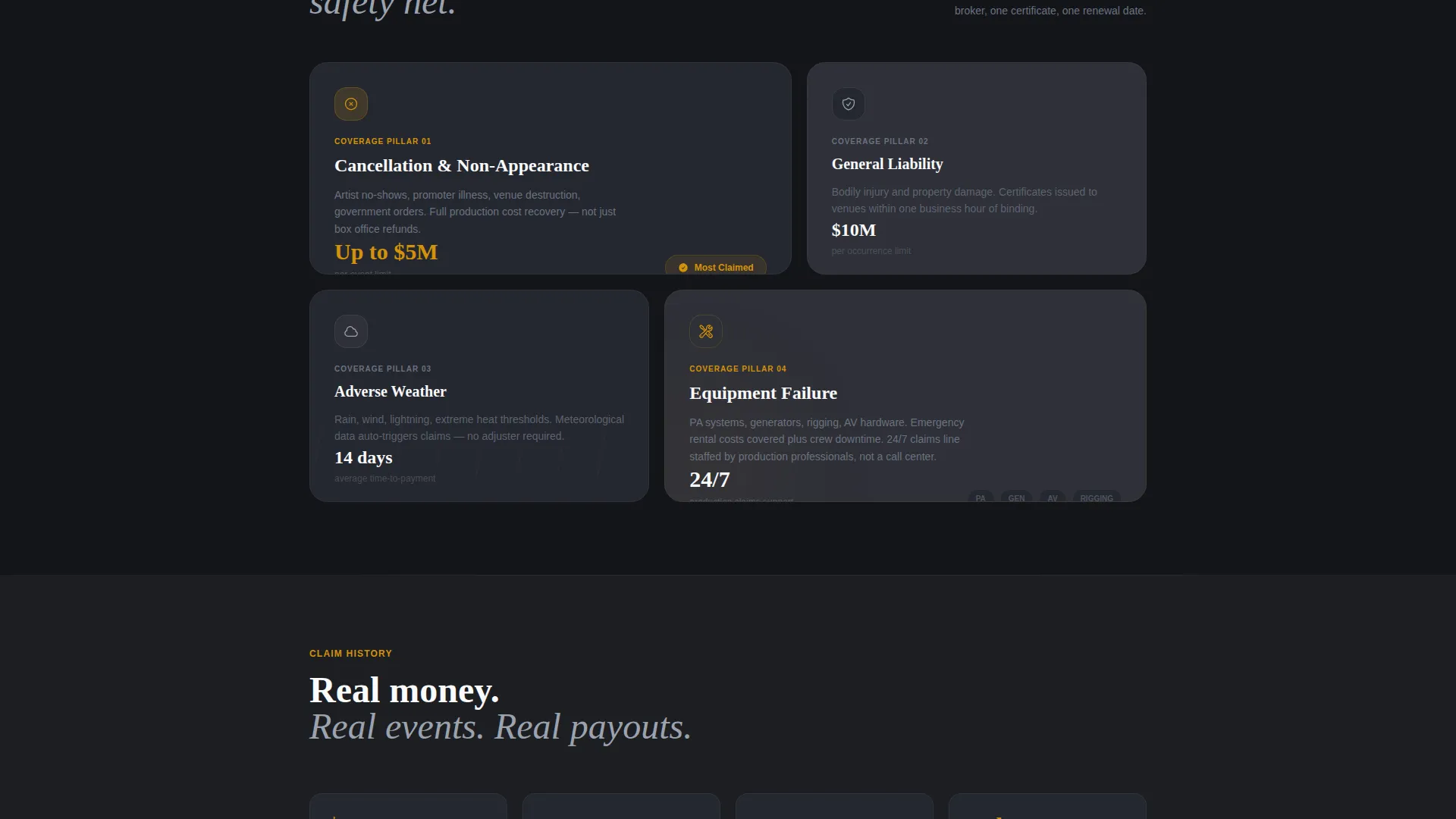Specialty Insurance Specialist Professional Website Template